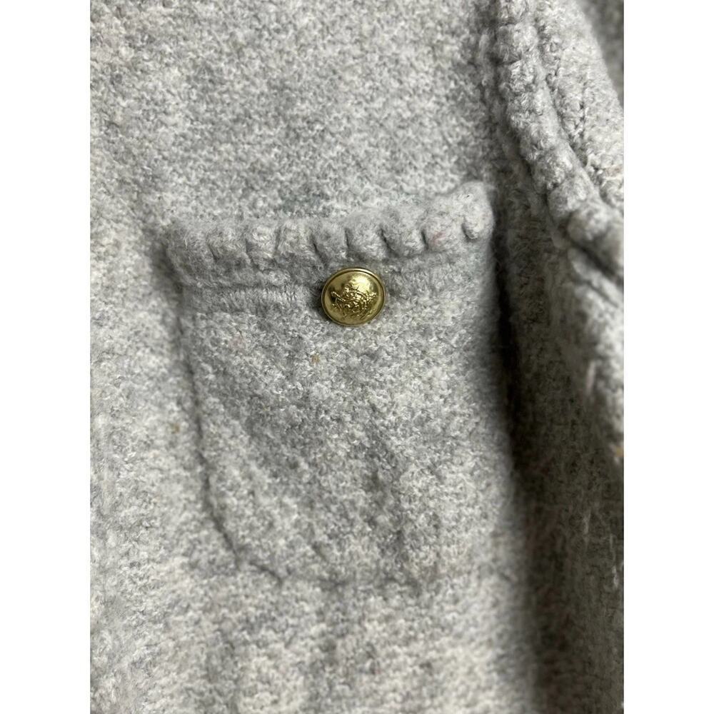 J Crew Odette Sweater Lady Jacket Gray Pocket Wool Blend Quiet Luxury Size XS Wm - Picture 3 of 7